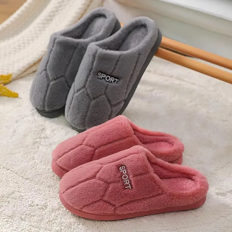 Cozy Women's Plush Winter Slippers - Fuzzy Non-Slip Indoor Slides for Ultimate Comfort!