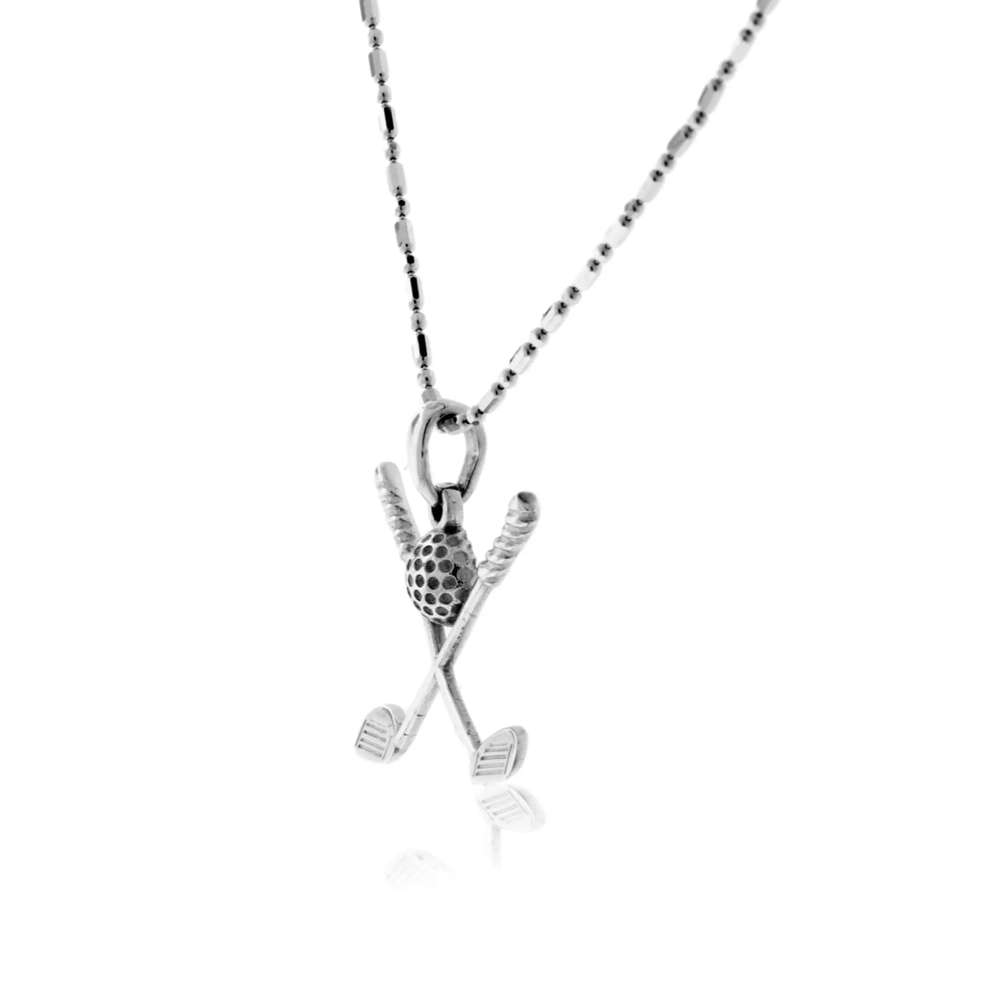 Crossed Golf Clubs Pendant