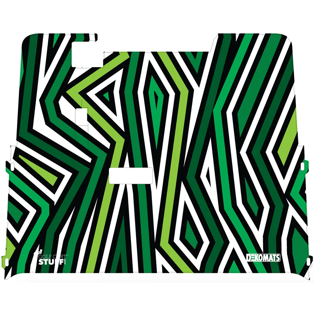 Custom Golf Cart Floor Mats - South Beach | Dekomats™