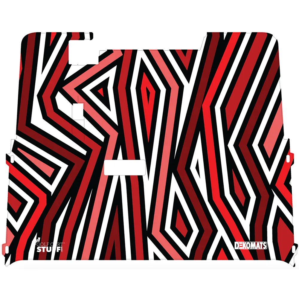 Custom Golf Cart Floor Mats - South Beach | Dekomats™