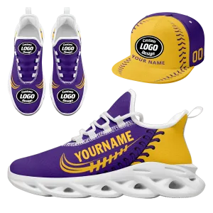 Custom MaxSoul Shoes and Hat Combo Personalized JH-bd0b00ea-bb