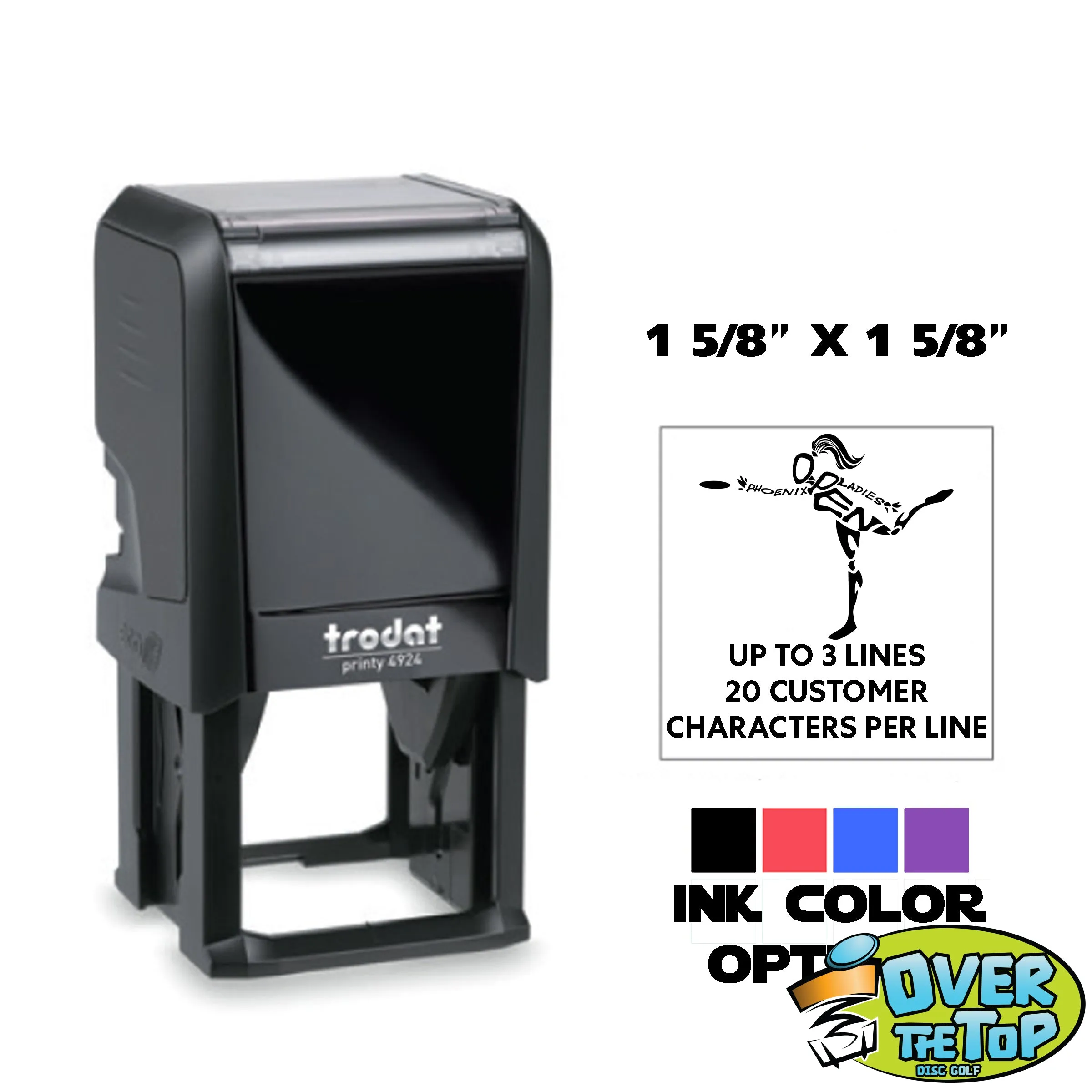 Custom Phoenix Ladies Open Disc Golf Ink Stamp