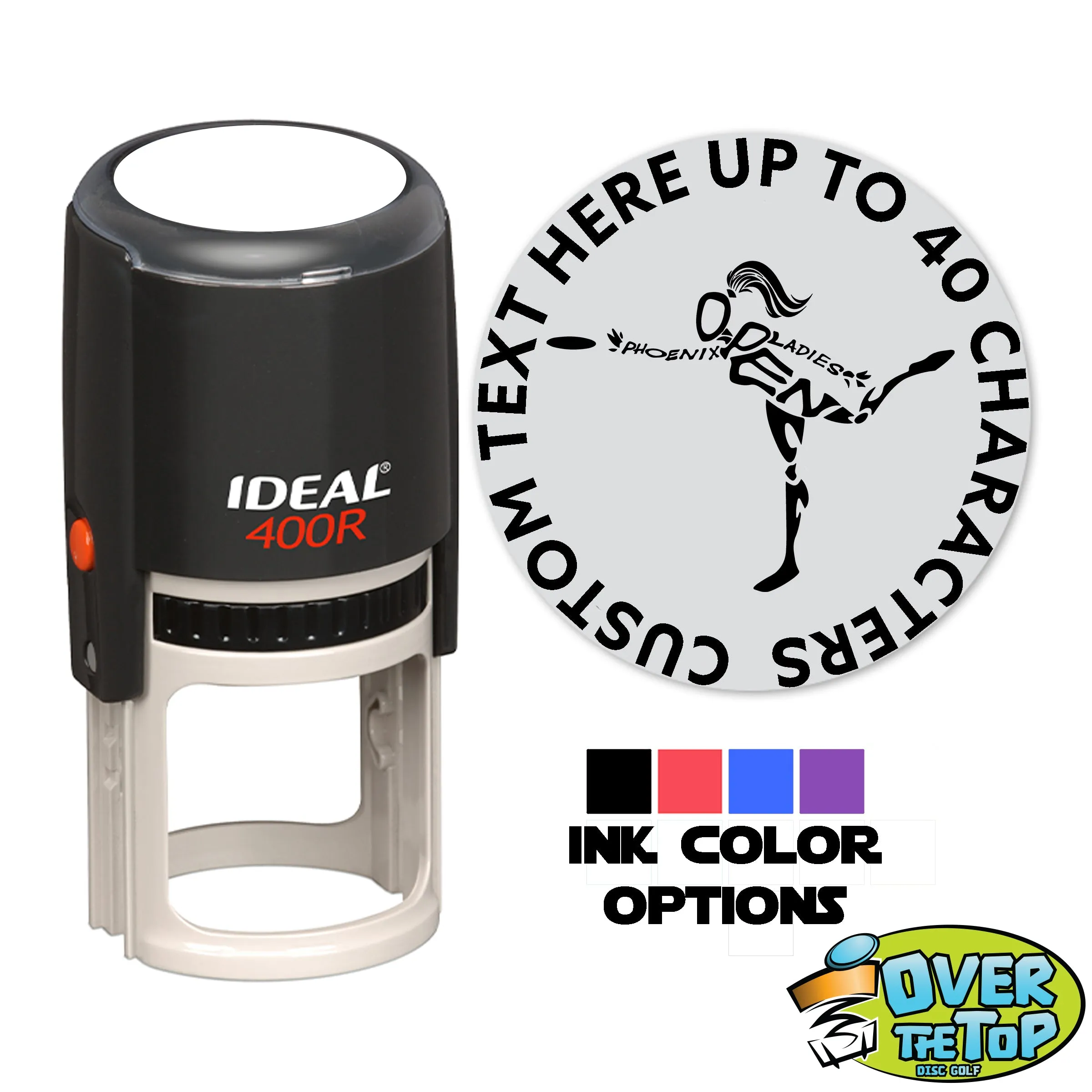 Custom Phoenix Ladies Open Disc Golf Ink Stamp