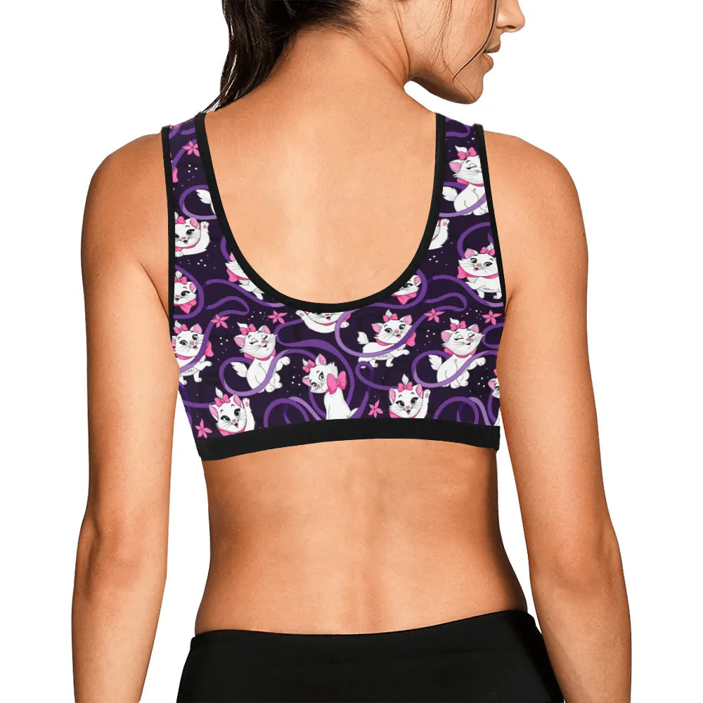 Disney Aristocats Marie Because I'm A Lady Women's Athletic Sports Bra