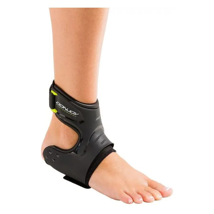 DJO POD® Orthopedic Brace, Right Ankle, XSmall, Black