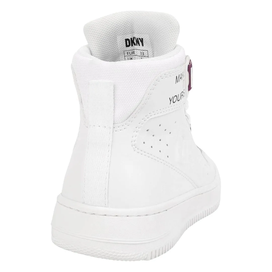 Dkny Sneaker Multicolour Logo Lace White