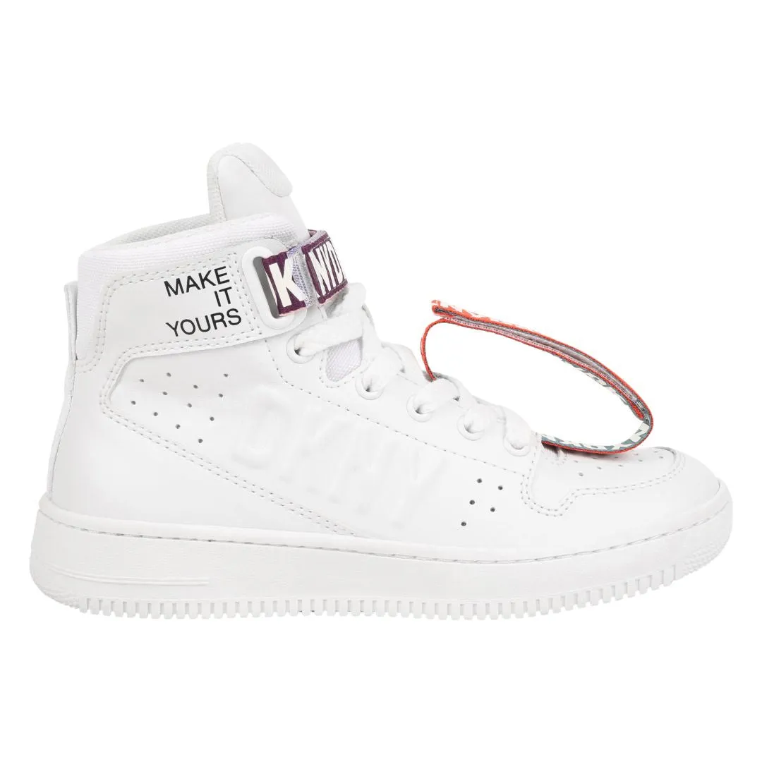 Dkny Sneaker Multicolour Logo Lace White