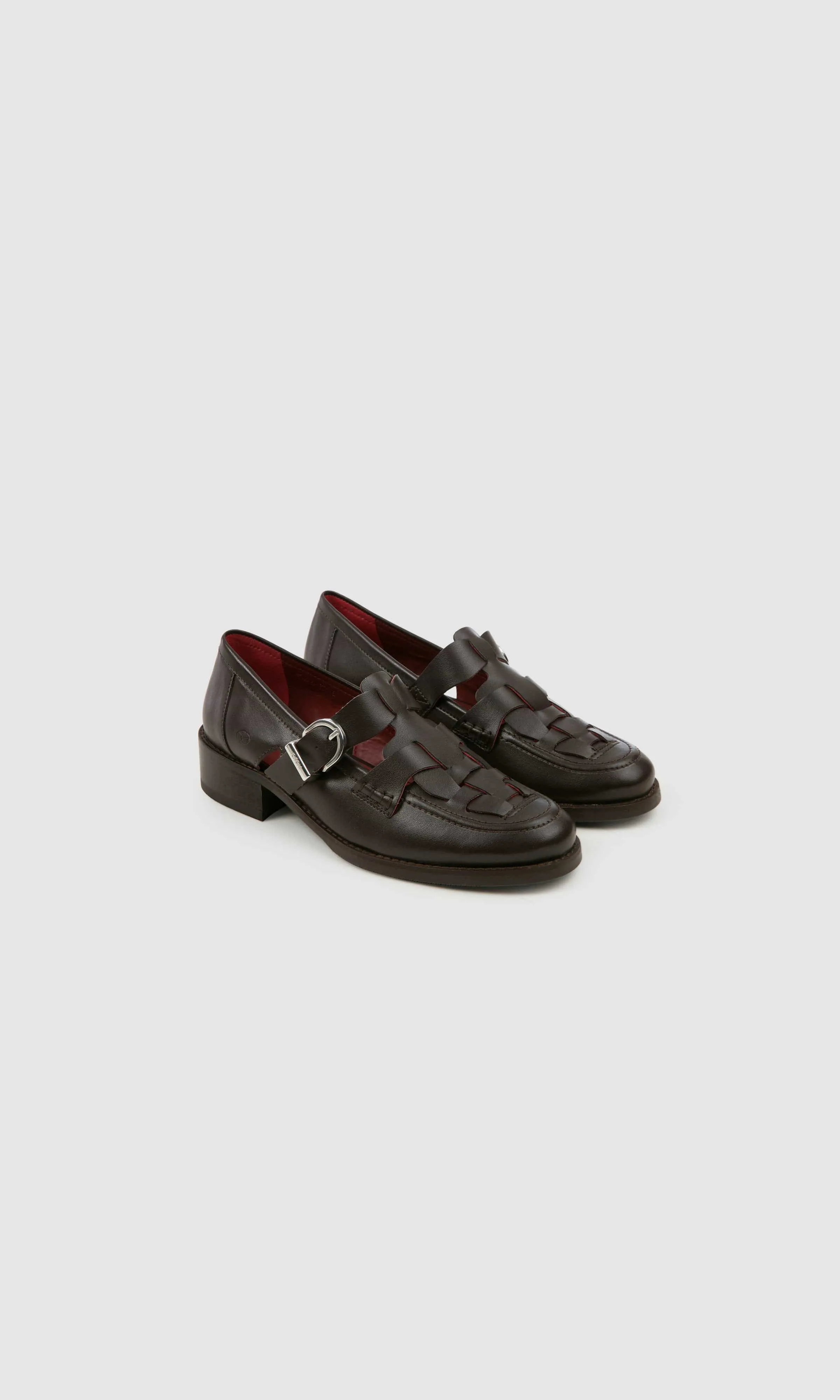 Dorothy Apple Leather Vegan Shoes | Brown