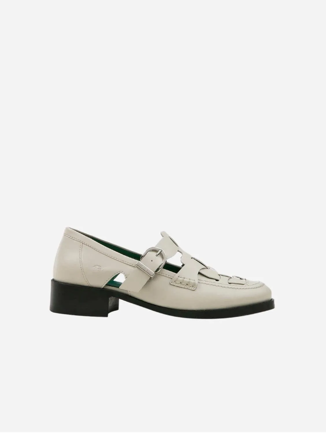 Dorothy Apple Leather Vegan Shoes | Cream