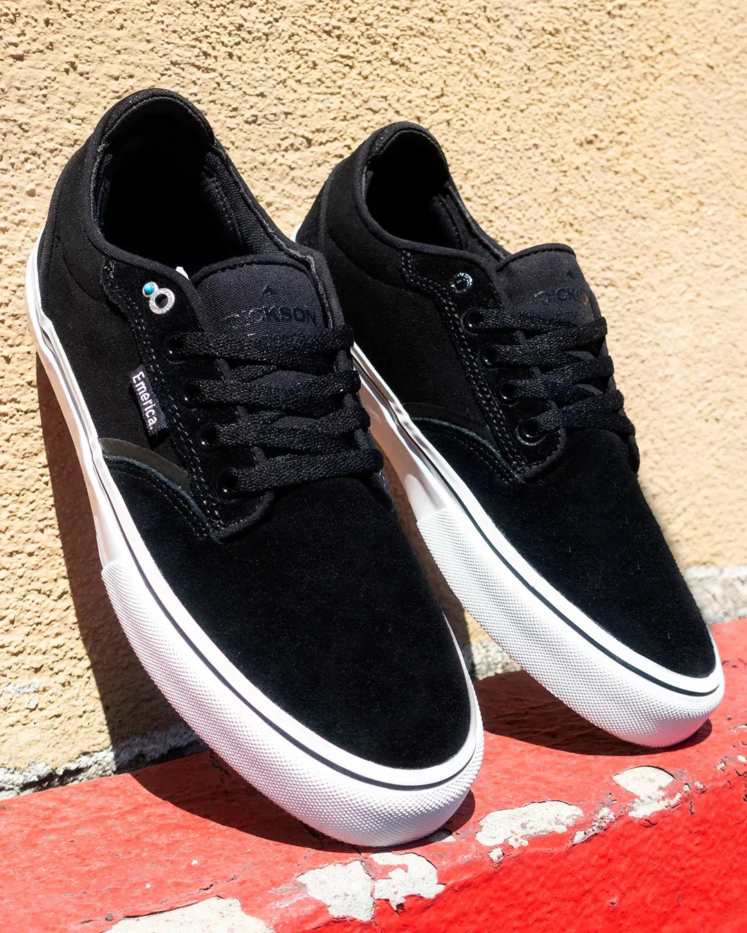 Emerica Dickson Shoe, Black White Gold