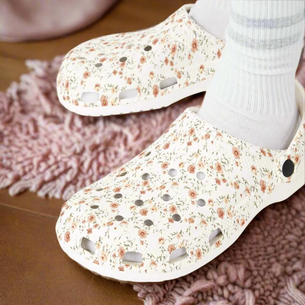 Floral Foam Rubber Clogs