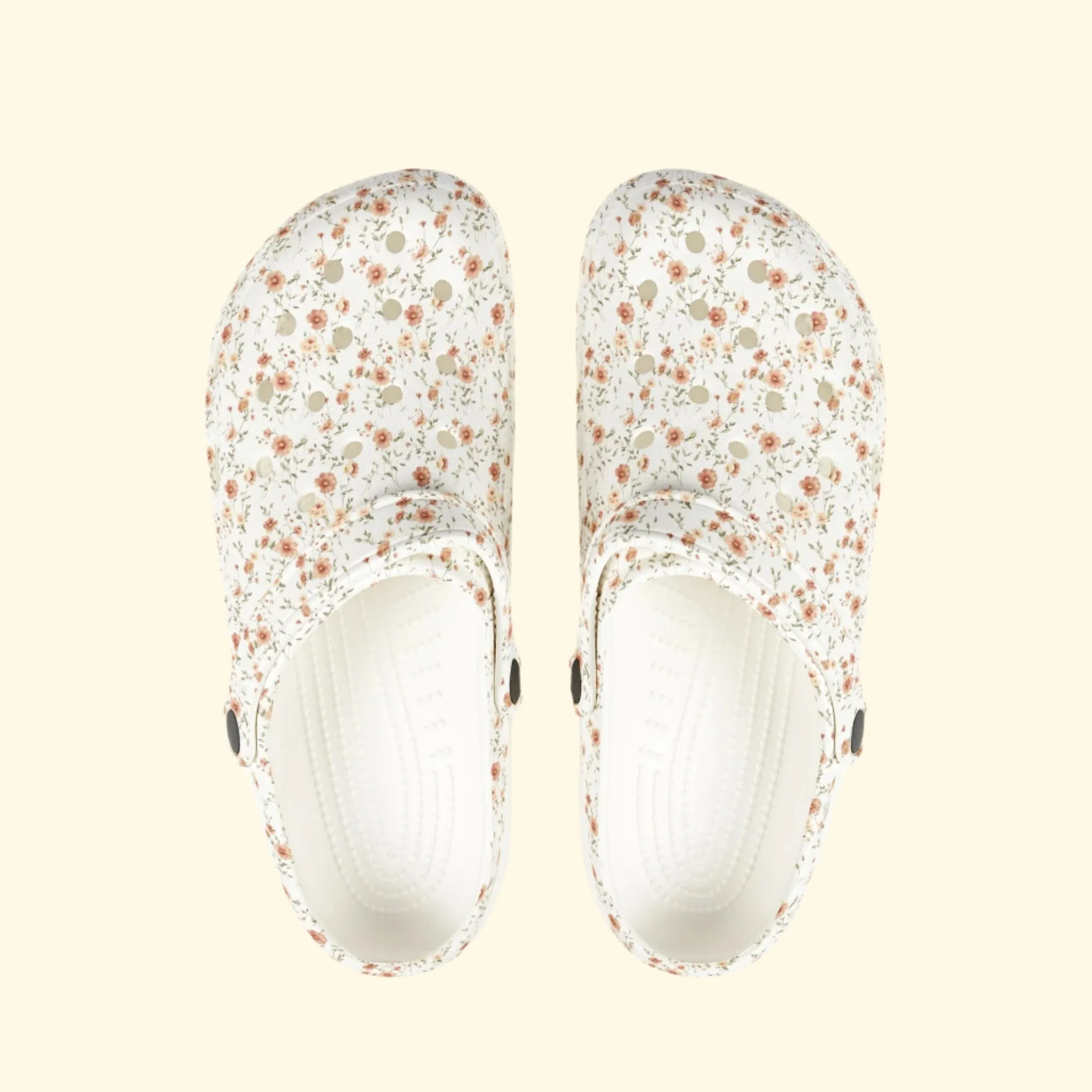 Floral Foam Rubber Clogs