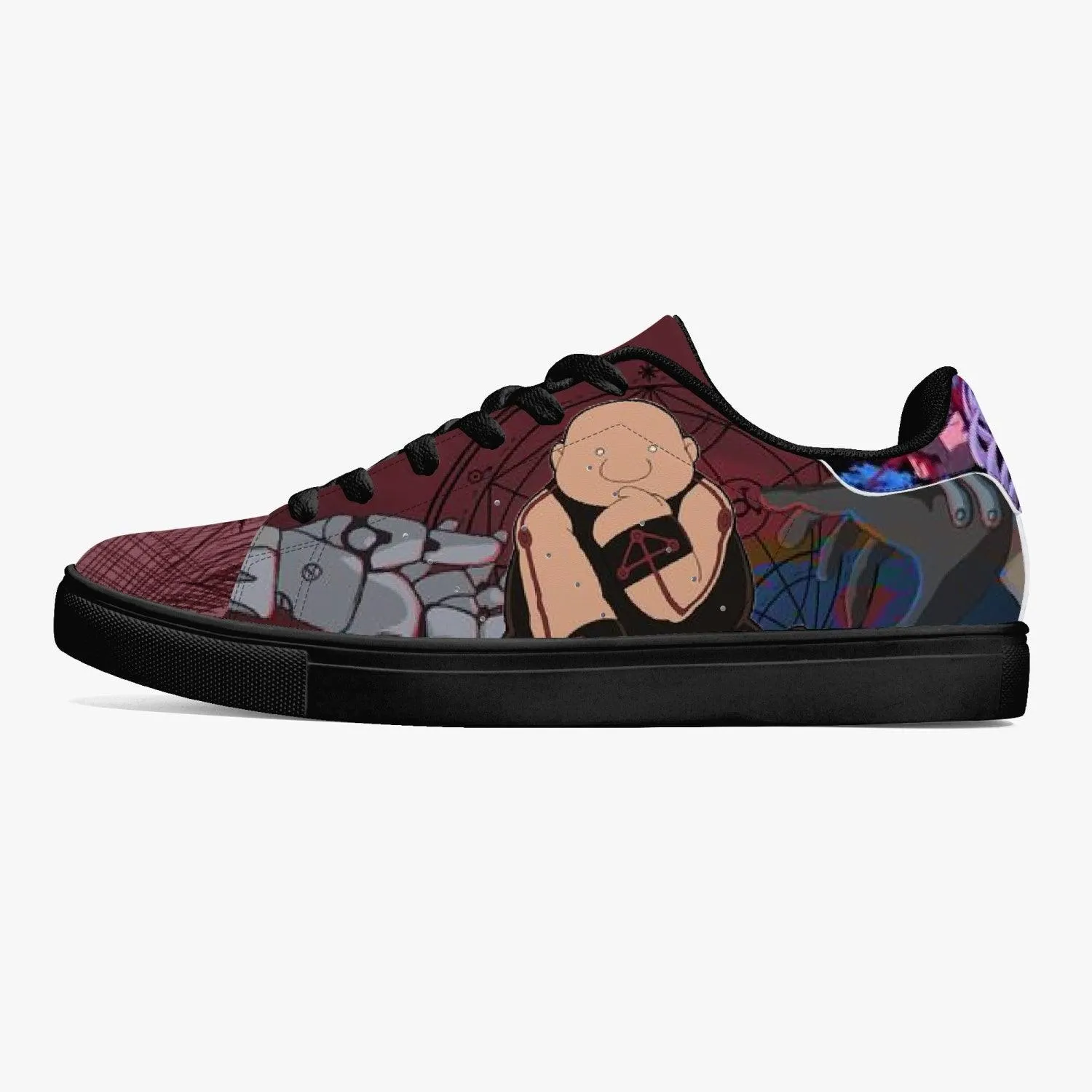 Fullmetal Alchemist Gluttony Low-Top Skate Anime Shoes