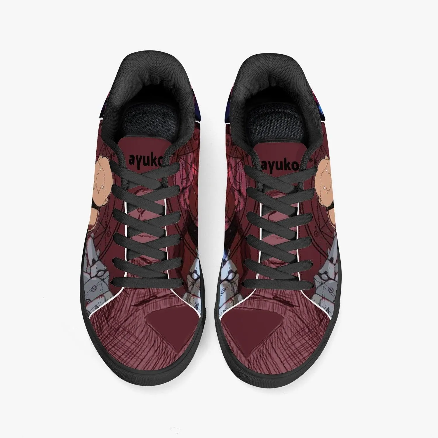 Fullmetal Alchemist Gluttony Low-Top Skate Anime Shoes