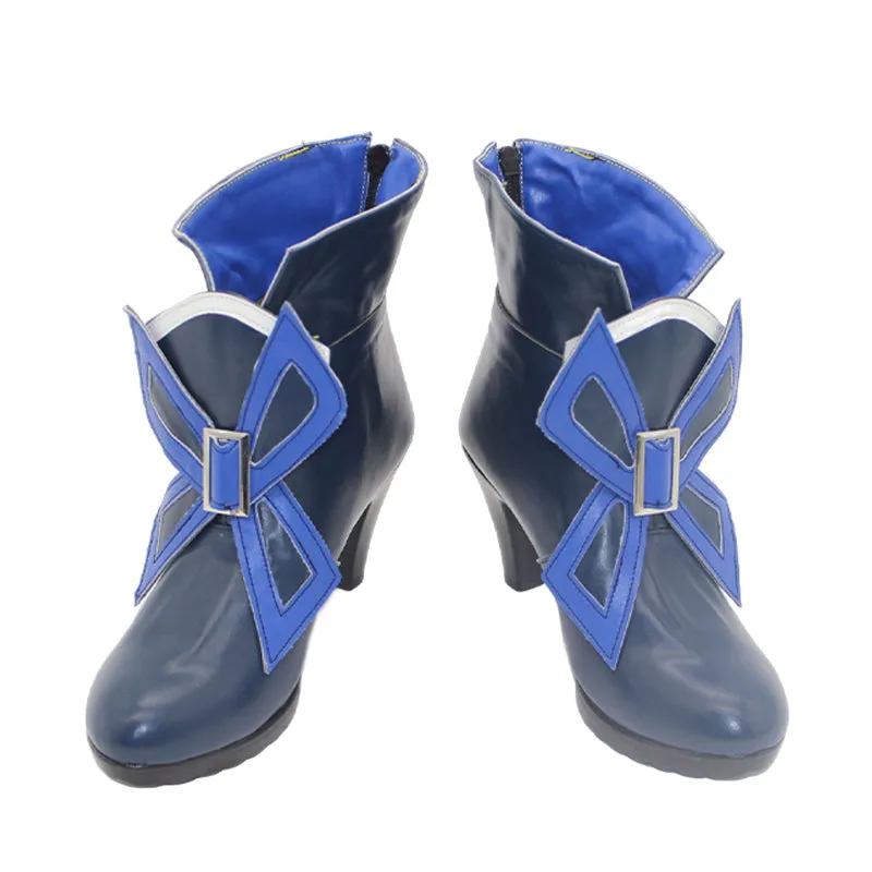 Genshin Impact Fontaine Hydro Archon Focalors Furlna Cosplay Shoes