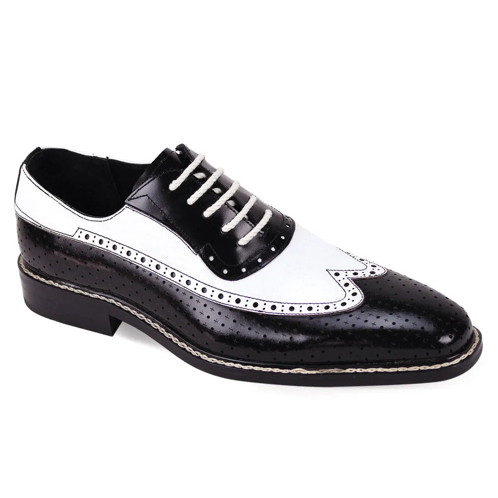 Giovanni Rio Blk/Wht Mens Shoe