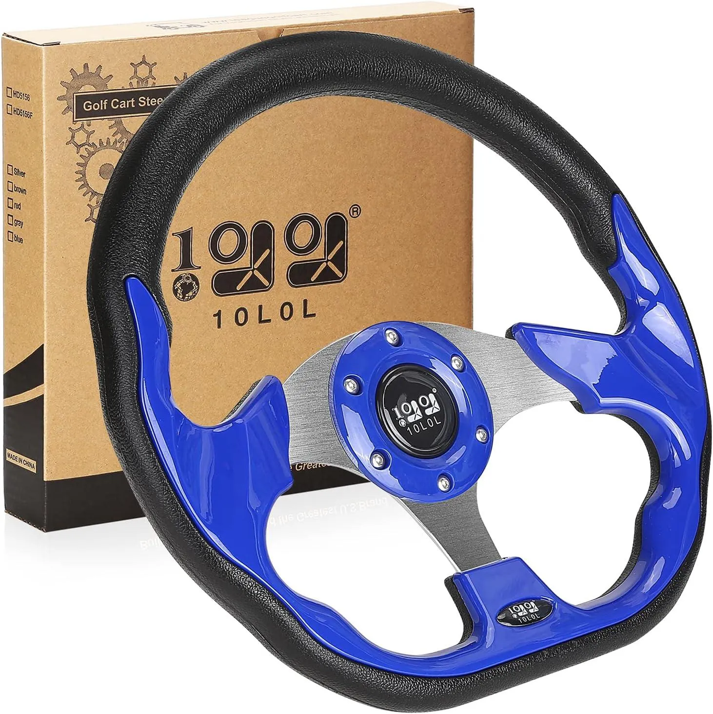 Golf Car Steering Wheel for EZGO Yamaha Club Car Various Models - 10L0L