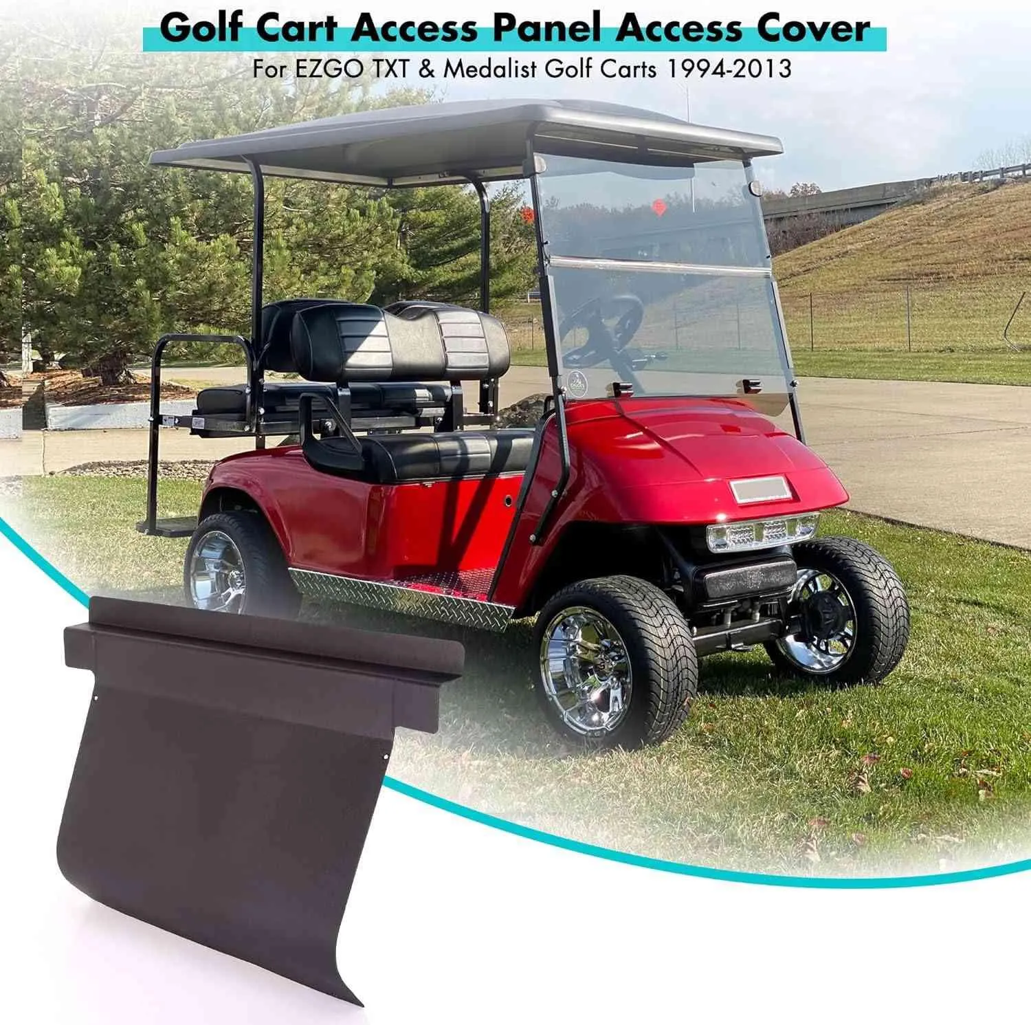 Golf Cart Access Panel Cover for EZGO TXT Medalist 1994-2013 Gas or Electric - 10L0L