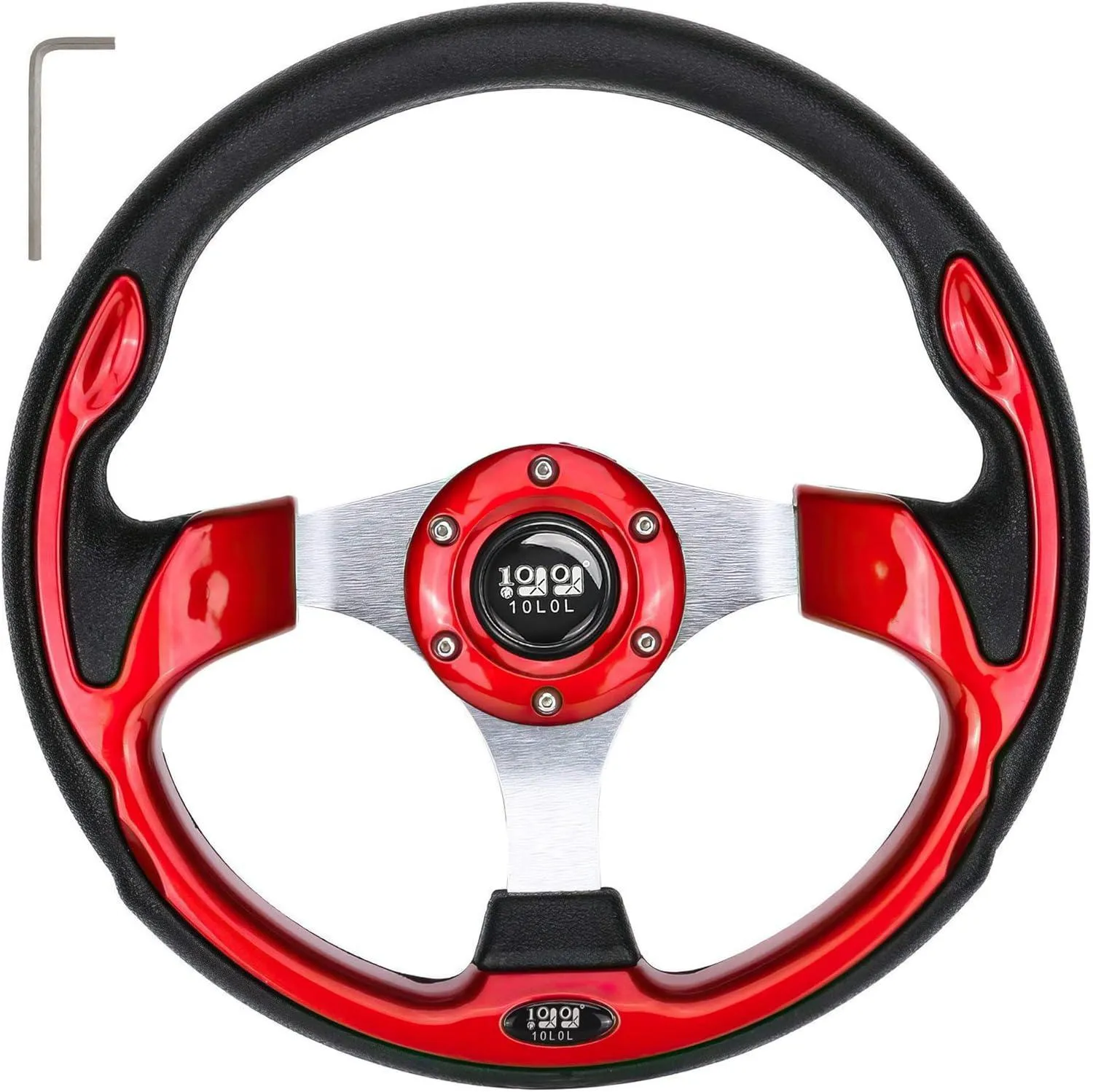 Golf Cart Steering Wheel Universal 12.5 Inch For EZGO Club Car Yamaha - 10L0L