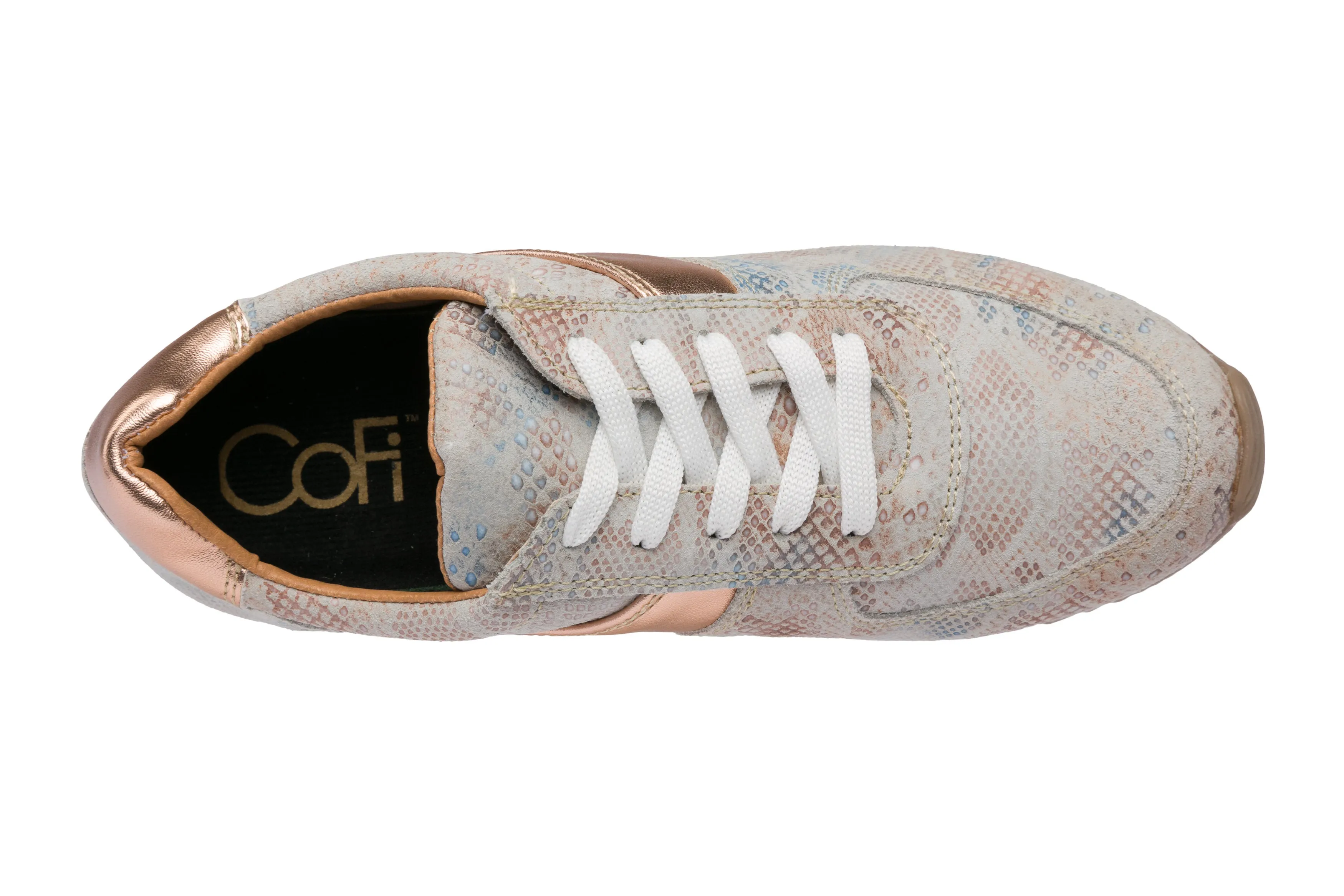 Holly Fashion Sneakers: Peachy Snake