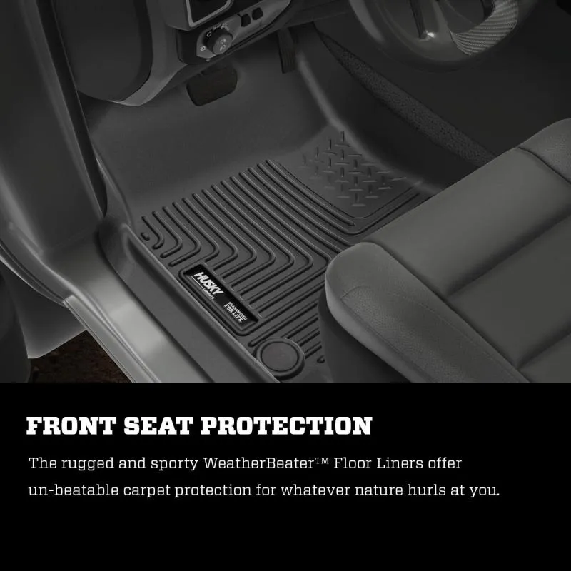 Husky Liners WeatherBeater 2nd Row Floor Liner - Black - 2500/3500 - Ram Fullsize Truck 2019-21