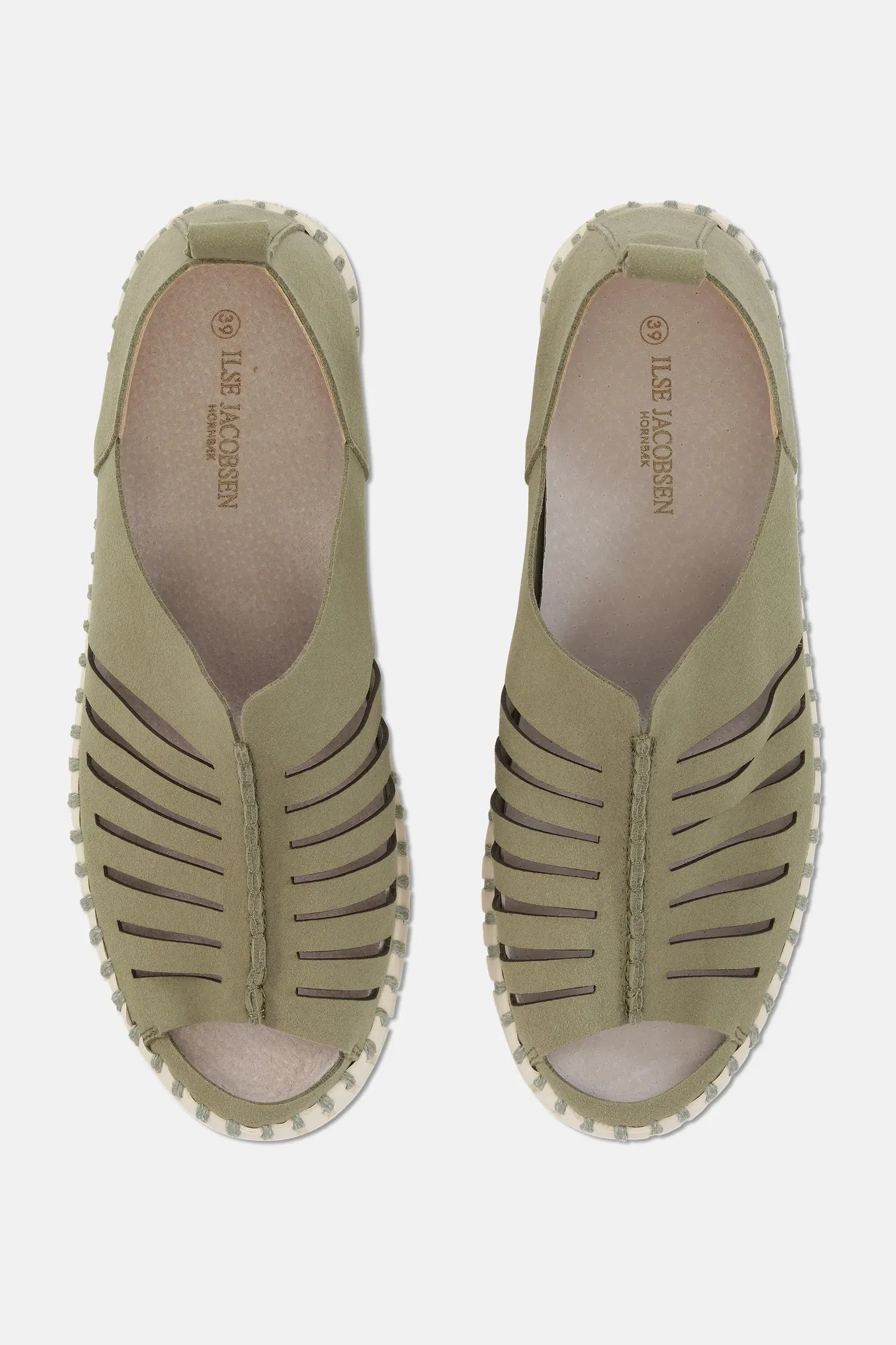 Ilse Jacobsen Platform Sandals - Army