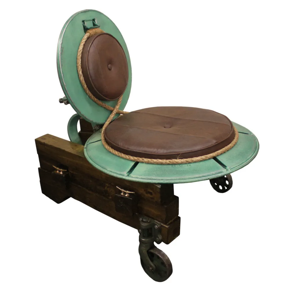 Industrial Ship Hatch Captain's Chair