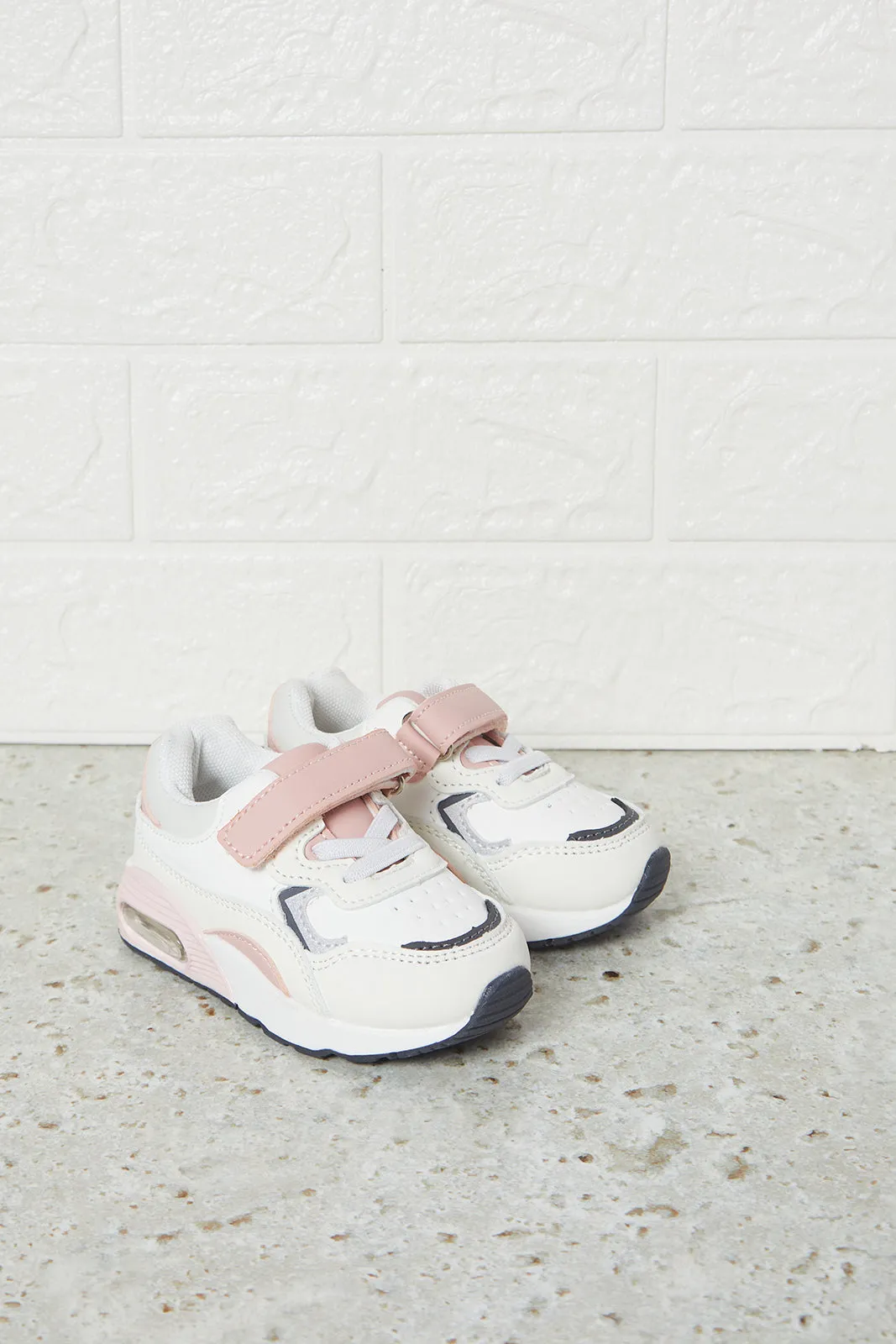 Infant Girls White Slim Runner