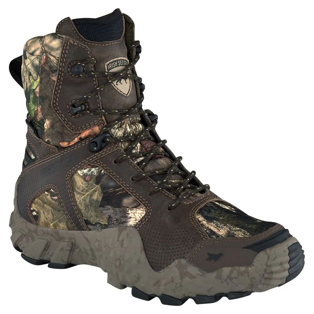 Irish Setter 02839B 080 VaprTrek Waterproof Insulated Hunting Boots for Ladies - Mossy Oak Break-Up Country - 8M