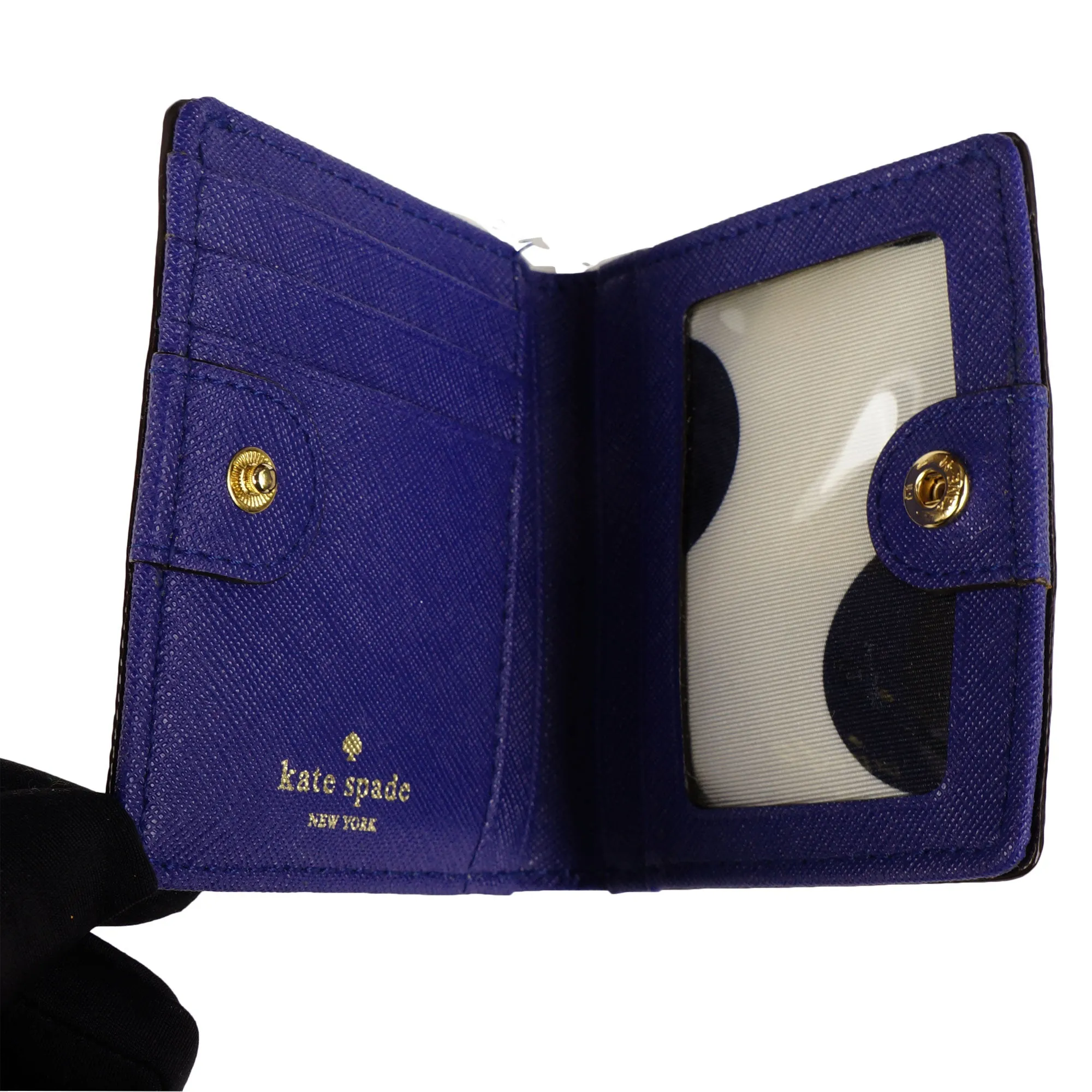 KATE SPADE NEW YORK LEATHER COMPACT WALLET