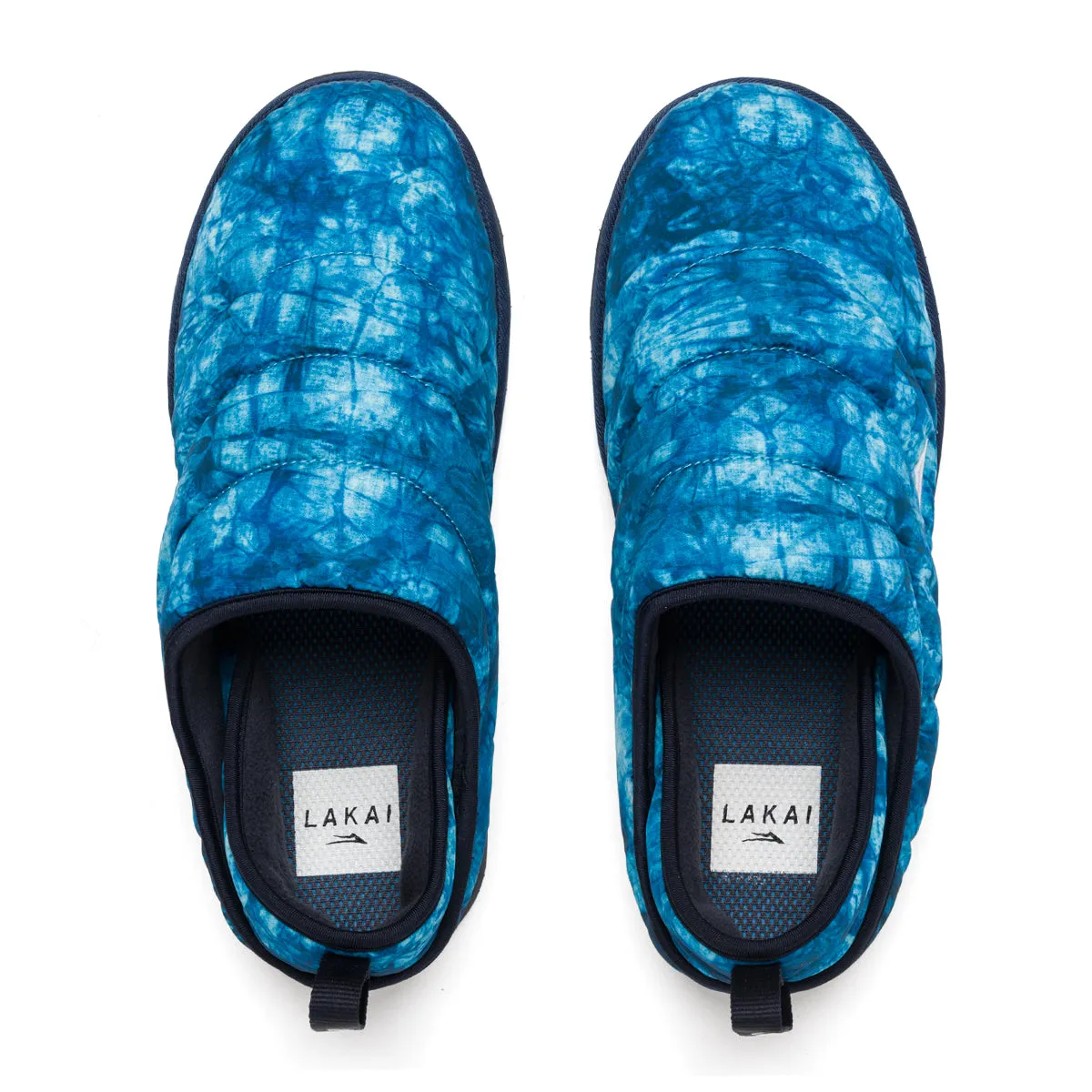 Lakai Shoes Owen Slipper - Navy Tie Dye