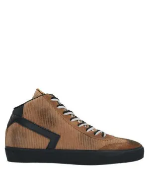 Leather Crown Man High-tops & sneakers Camel 11 UK