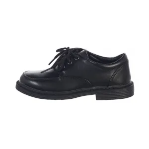 Little Big Boys Black Lace Up Matte Special Occasion Dress Shoes 11-5 Kids