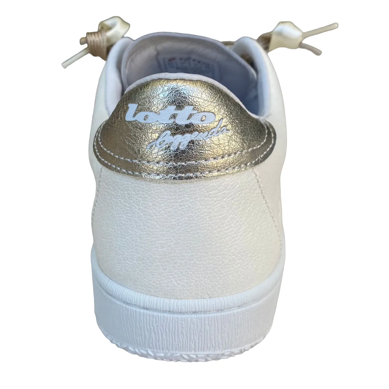 Lotto Leggenda scarpa sneakers da donna Autograph Pearl 221130 61I bianco antico-mandorla dorata