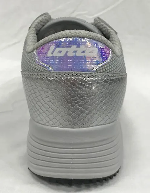 Lotto scarpa sneakers da donna Record Edge T0076 argento