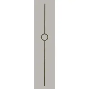 M40144 | Single Ring Iron Baluster | 2930 | 1/2"