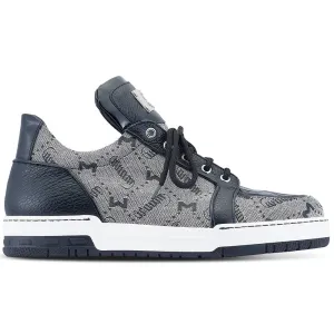 Mauri 8440/1 Fabric/Calf/Baby Croc Black/ Grey