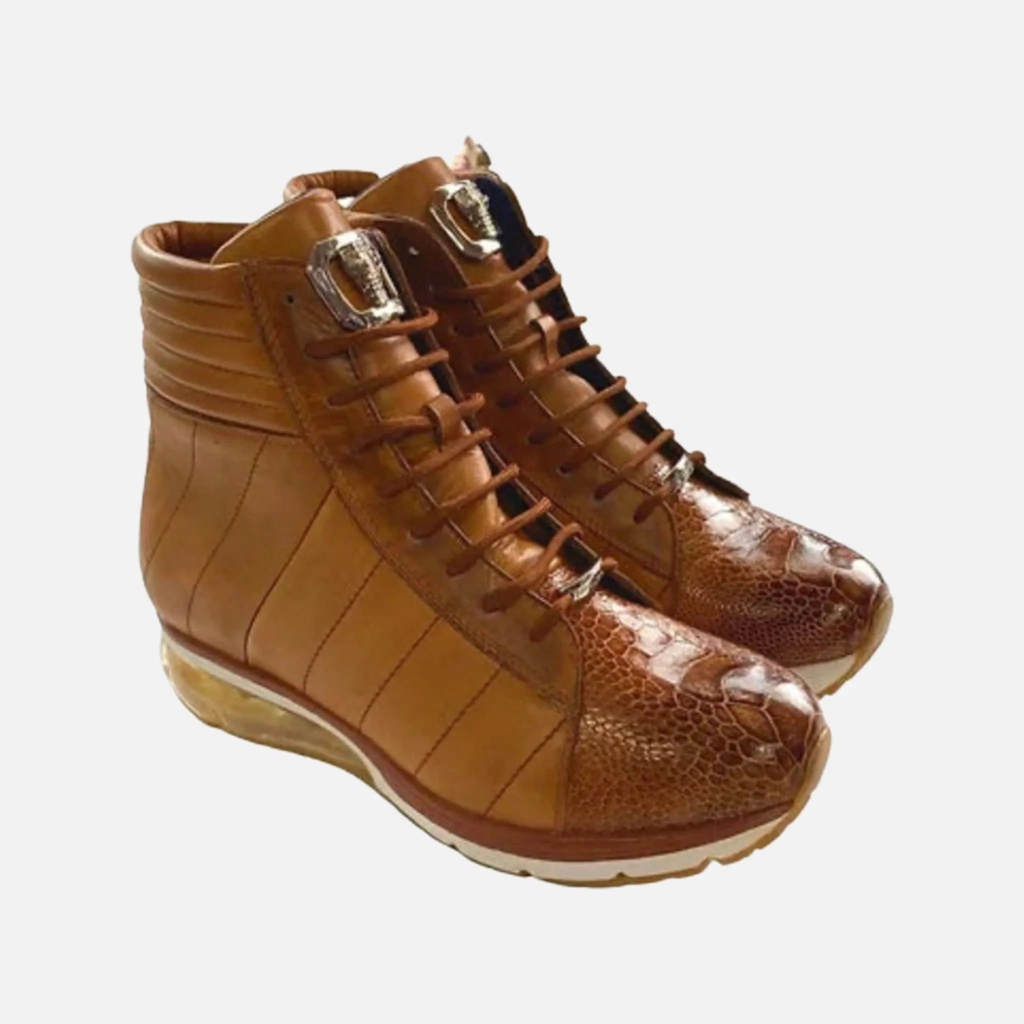 Mens Exotic Skin Hightop Sneaker Shoes