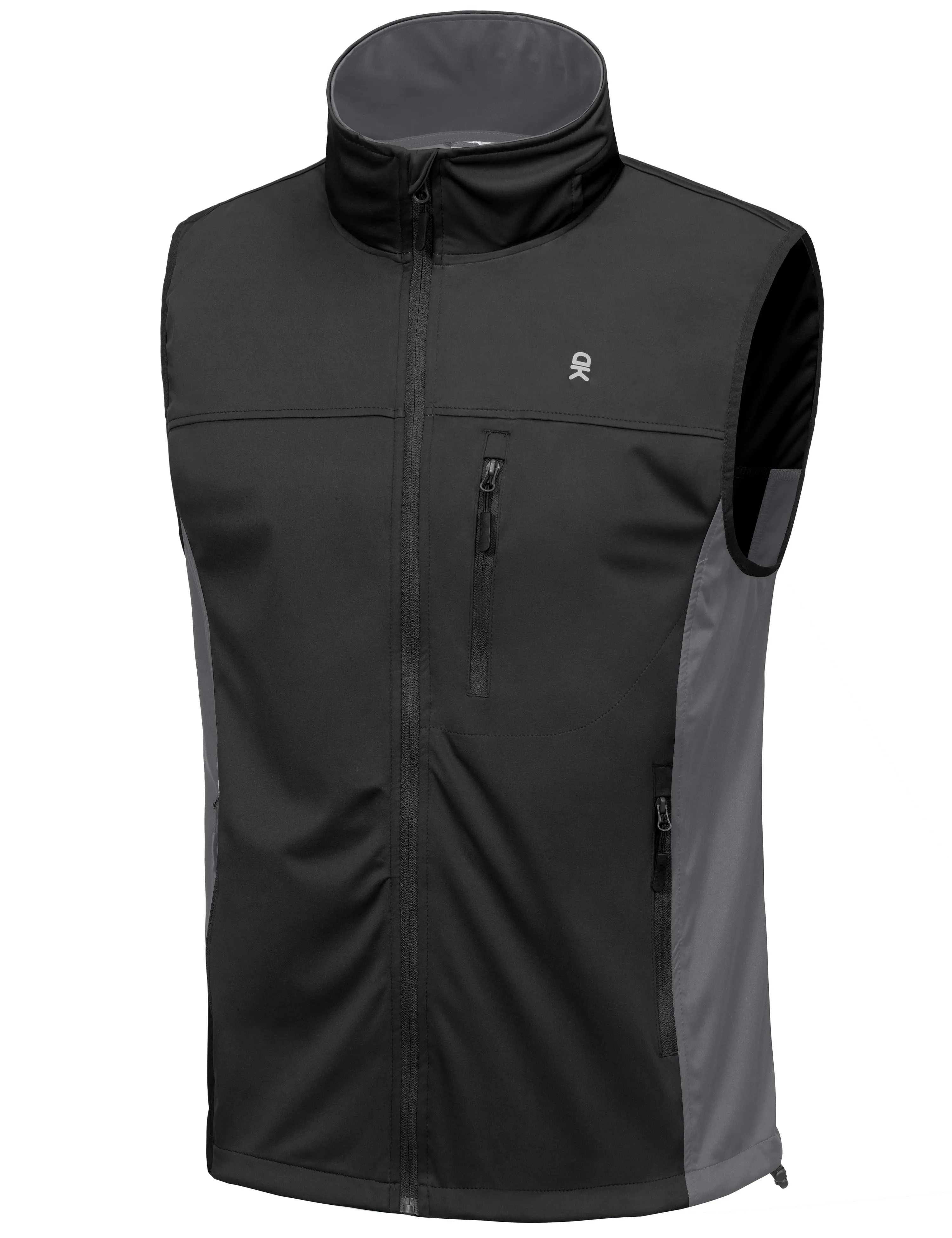 Men's Lightweight Patchwork Softshell Golf Vest