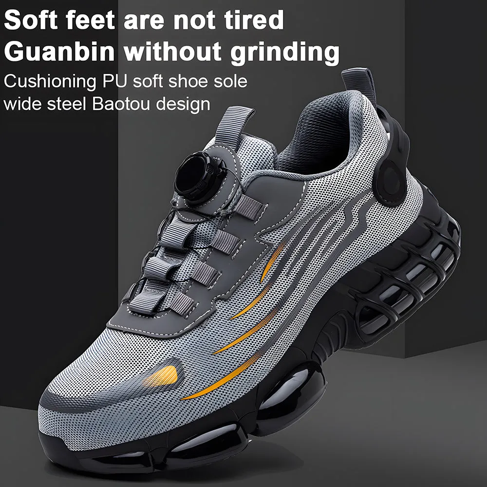 Men's Smash and Stab Resistant Work Safety Shoes