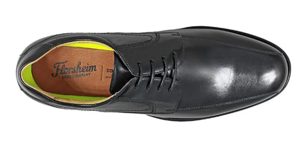 Midtown Bike Toe Oxford in Black Smooth by Florsheim