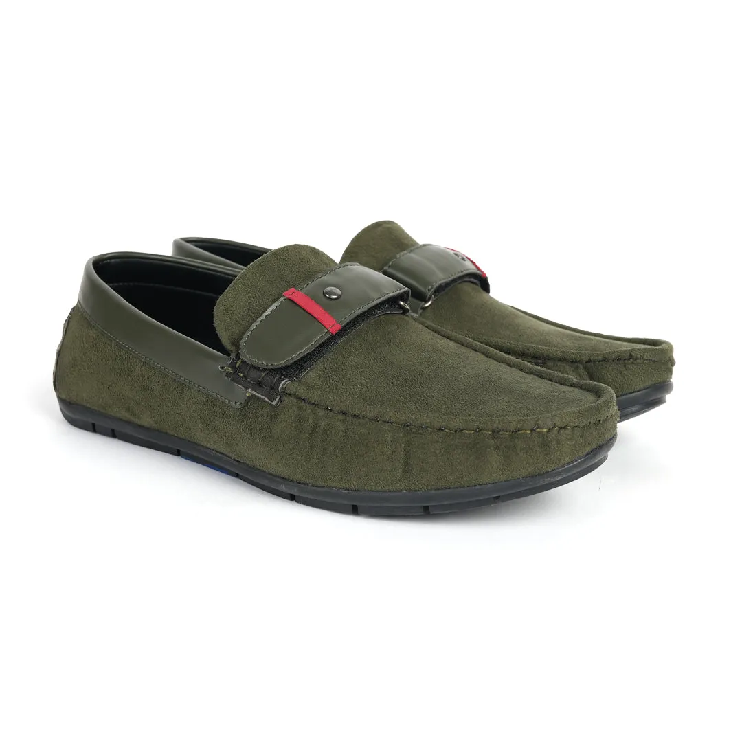 Monkstory Driving Shoes - Olive Green