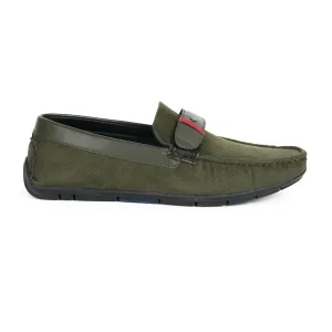 Monkstory Driving Shoes - Olive Green