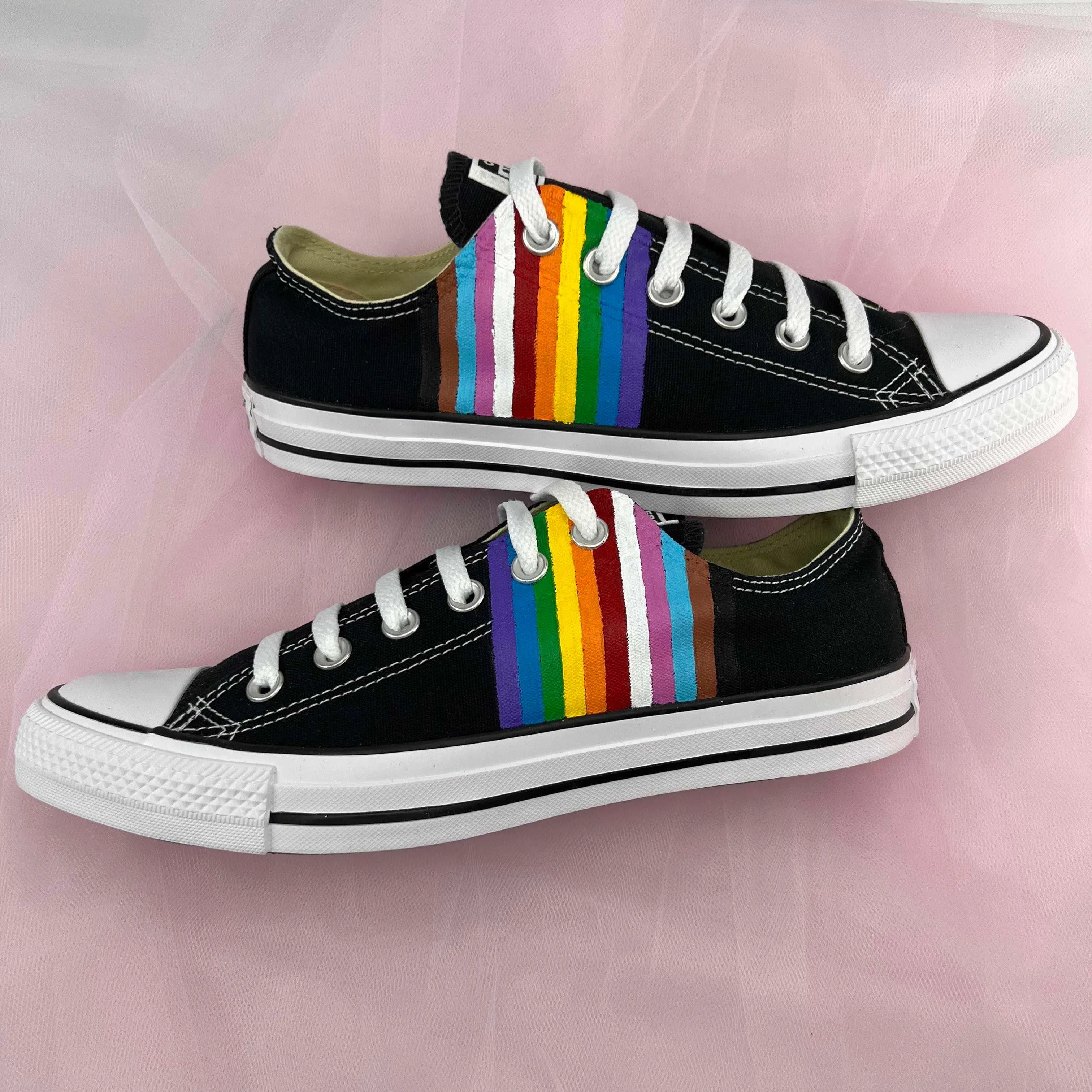 New Flag Pride Striped Sneakers