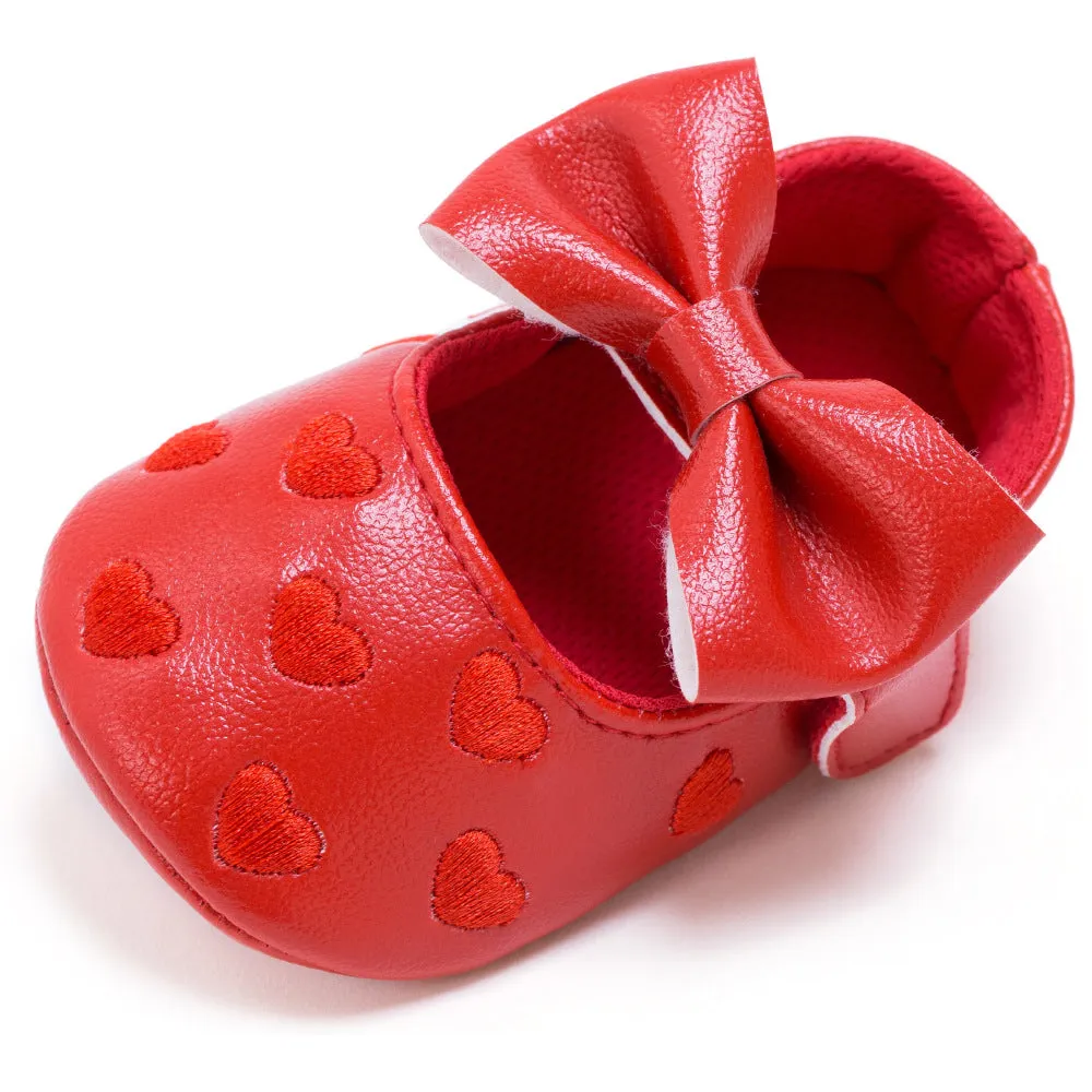 Newborn Baby Bow Knot Soft Bottom Shoes - GlamzLife