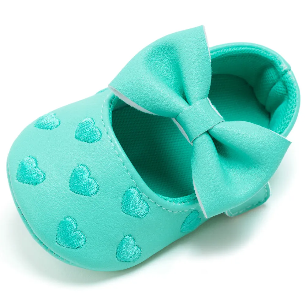 Newborn Baby Bow Knot Soft Bottom Shoes - GlamzLife