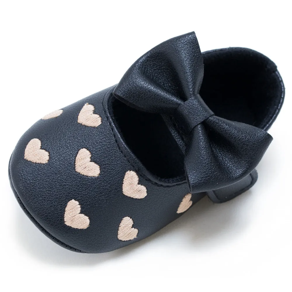 Newborn Baby Bow Knot Soft Bottom Shoes - GlamzLife