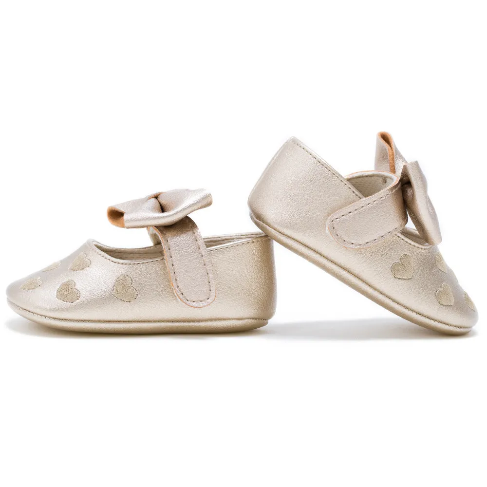 Newborn Baby Bow Knot Soft Bottom Shoes - GlamzLife