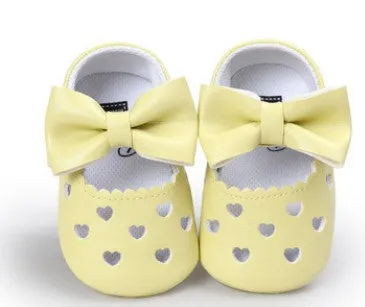 Newborn Baby Bow Knot Soft Bottom Shoes - GlamzLife