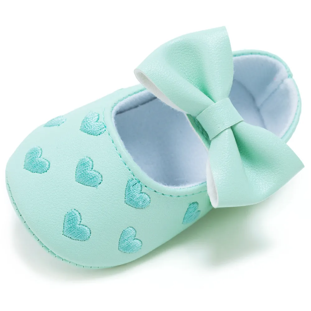 Newborn Baby Bow Knot Soft Bottom Shoes - GlamzLife